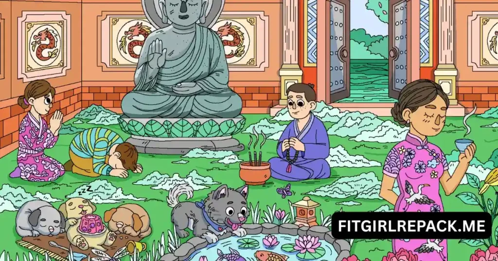 100 Cats Lost In World Find & Color