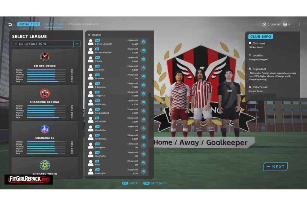 CFS (Chinese Football Simulator)