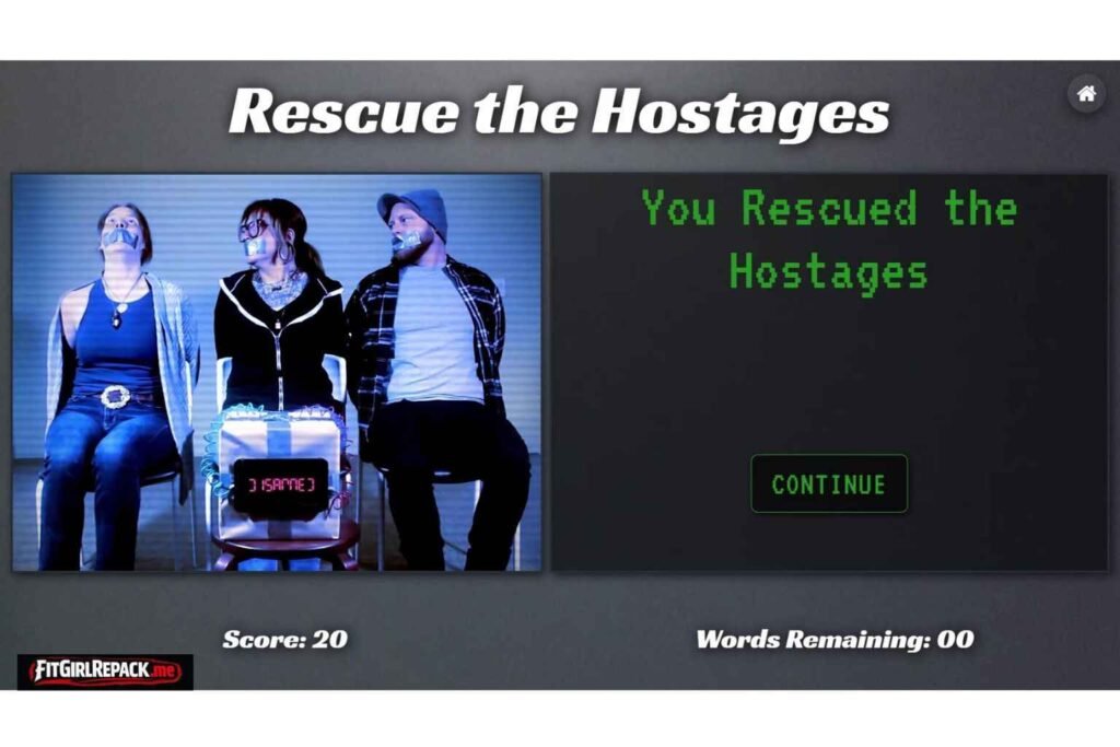 Rescue the Hostages: Cryptic Countdown