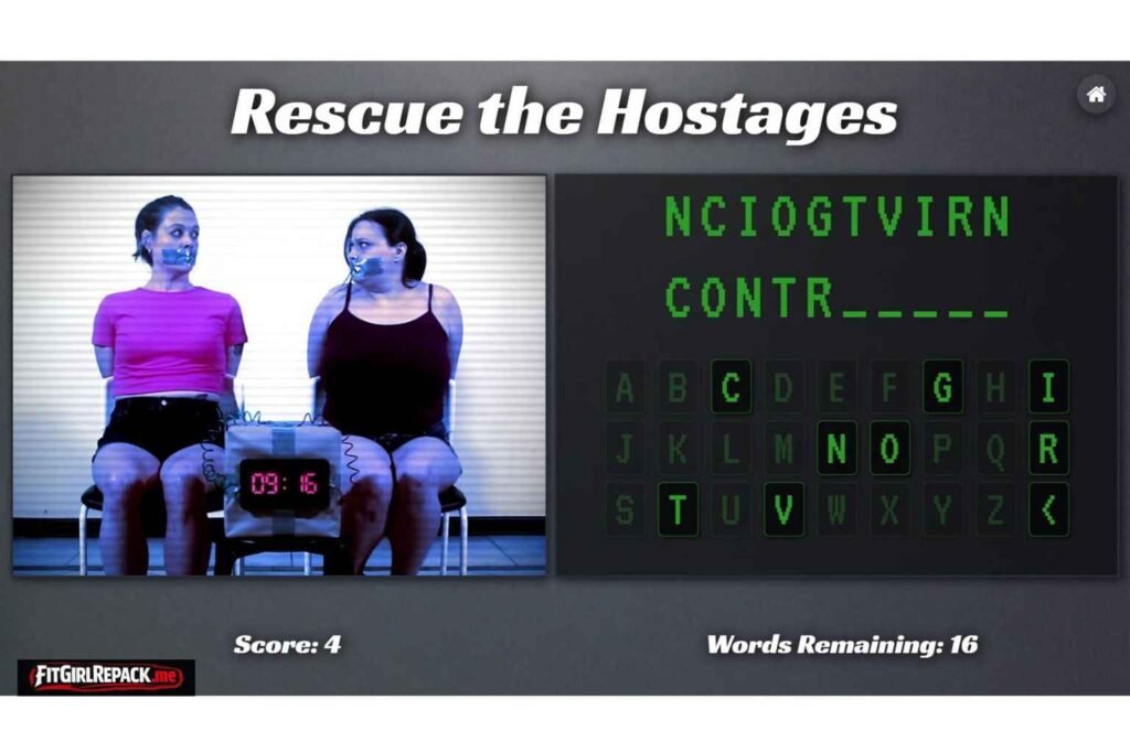 Rescue the Hostages: Cryptic Countdown