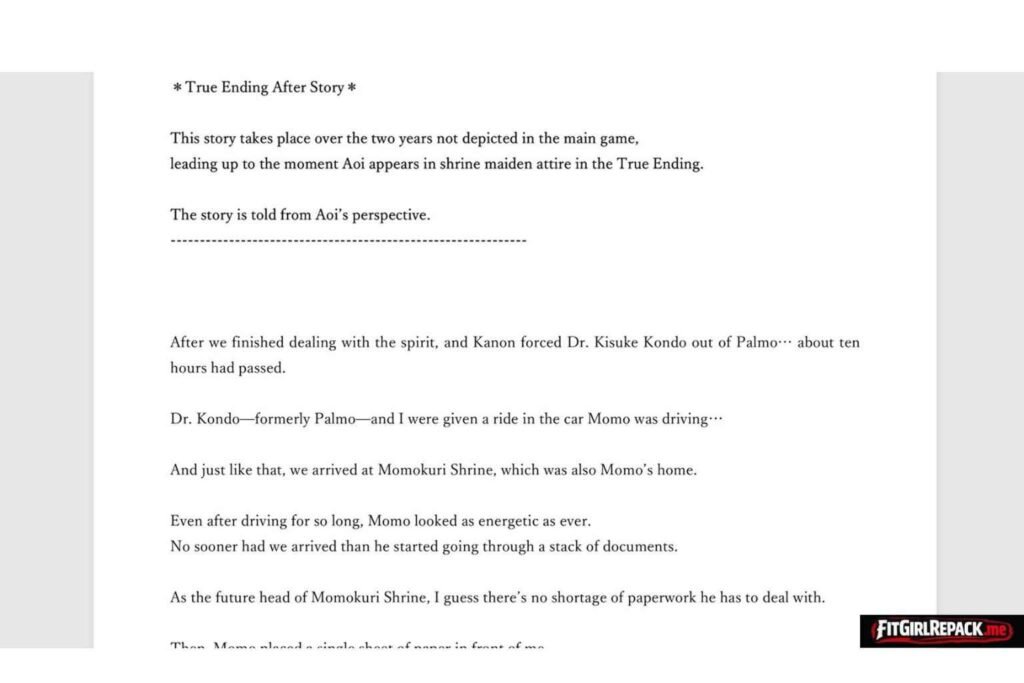 Melting into Aoi’s World - After Story, Art & Animation Pack