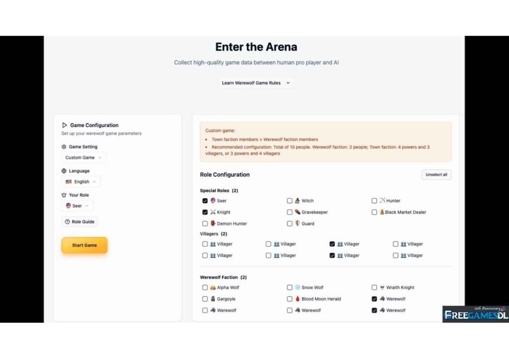Mentiss Werewolf: Human vs AI 