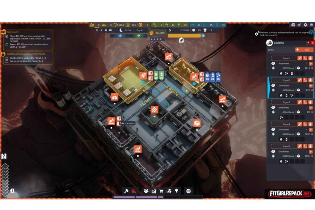 Space Drilling Station