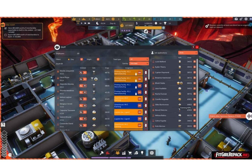 Space Drilling Station