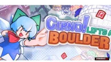 Cirno! Lifts a Boulder